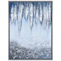 Empire Art Direct Icicles Textured Metallic Hand Painted Wall Art by Martin Edwards MAR-CB7645-3040